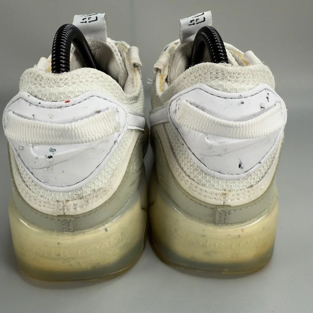 Nike Air Max 90‎ Terrascape 90 Mens 8 Running Shoes White Gray Sneakers Trainer